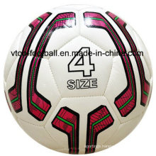 White Color High Quality Machine Stitched Football for Match